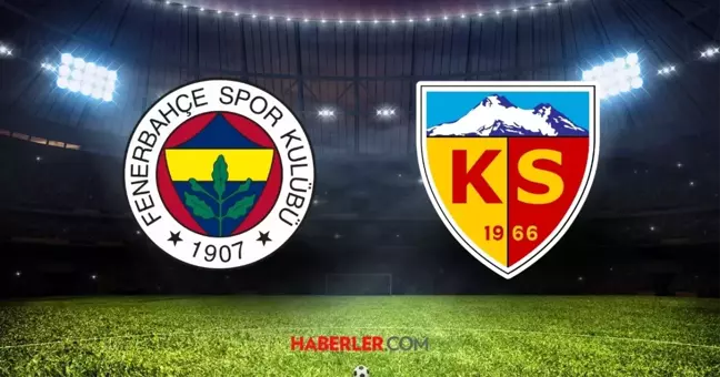 Fenerbahçe Kayserispor maçı kaç kaç bitti? Fenerbahçe Kayserispor maç özeti!