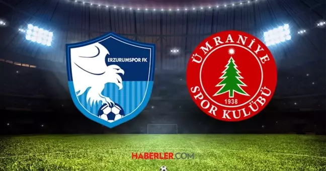Erzurumspor Ümraniyespor CANLI izle! Erzurumspor-Ümraniyespor maçı HD, şifresiz nasıl izlenir? Maç bilgileri!