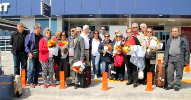 Emeklilere İndirimli Tatilde İlk Kafile Alanya'ya Geldi