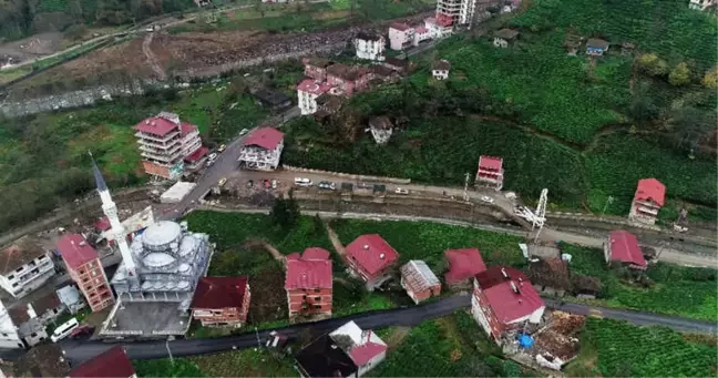 Rize'de Dere Yatağında Olduğu İçin Yıkılan Binalar Yerini Yeşil Alana Bırakacak