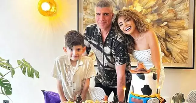 Özcan Deniz'in oğlu Kuzey'in doğum günü kutlandı