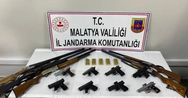 Malatya'da silah ticareti yapan 6 şüpheli gözaltına alındı