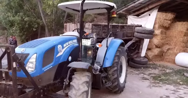 Bolu'da Römork Devrildi, Bir Kişi Ağır Yaralandı