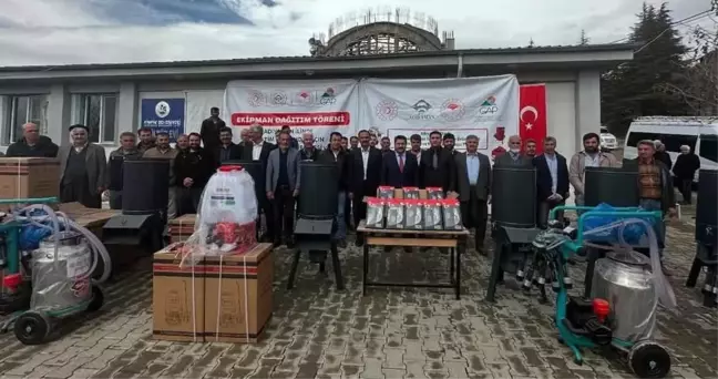 Adıyaman Sincik'te Çiftçilere Tarımsal Makine Desteği