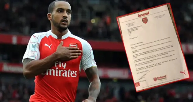 Arsenal'li Theo Walcott, Bebeğini Kaybeden Çifte Mektup Yolladı