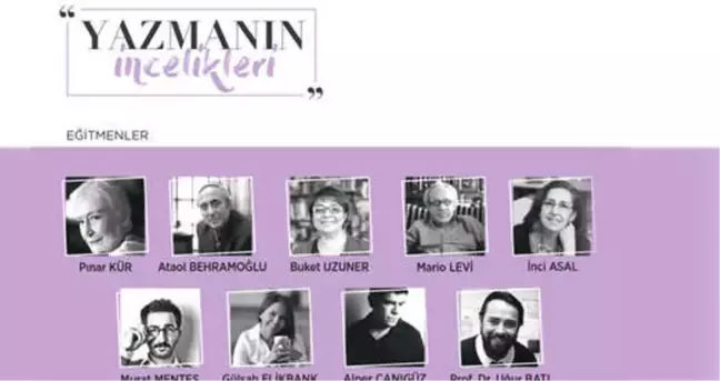 'Yazmanın İncelikleri Sertifika Programı' 3 Kasım'da Başlıyor!