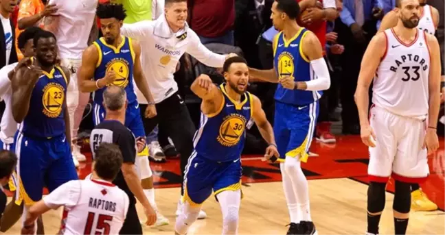 Golden State, Toronto Raptors'ı yenerek seride durumu 3-2'ye getirdi