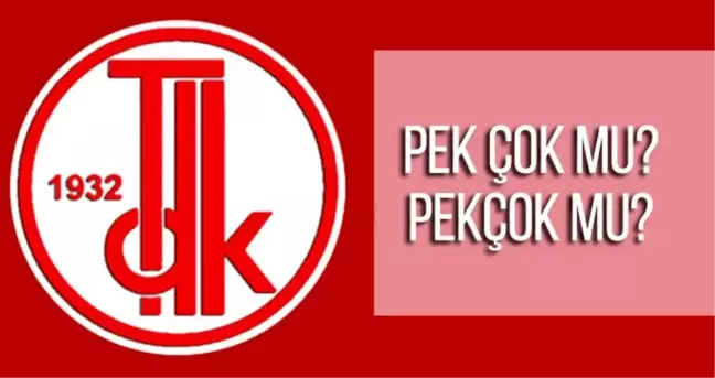 Pekçok nasıl yazılır? TDK doğru yazılışı pek çok mu pekçok mu?