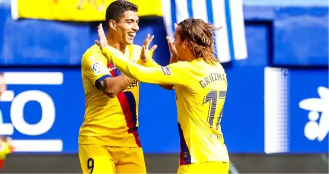 Messi, Suarez ve Griezmann attı, Barcelona Eibar'ı 3-0 mağlup etti
