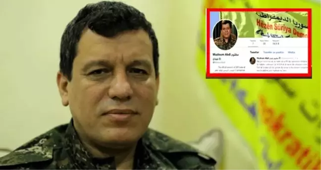 Twitter'dan büyük skandal! Teröristbaşı Mazlum Kobani'nin hesabını onayladılar