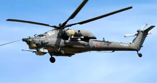 Rusya'da askeri helikopter düştü: 2 pilot hayatını kaybetti