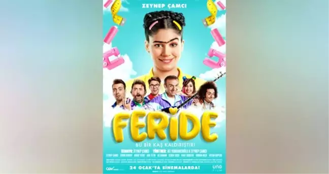 Yılın en renkli filmi Feride'nin afişi yayınlandı
