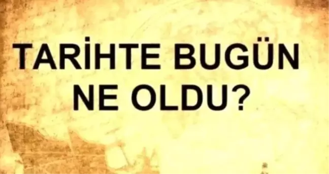 Tarihte bugün ne oldu? 4 Ocak tarihinde ne oldu, kim doğdu, kim öldü, hangi önemli olaylar oldu? İşte, 4 Ocak'ta yaşananlar!