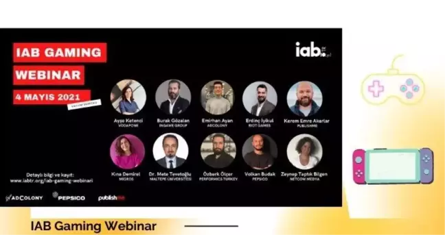IAB Gaming Webinarı, 10.yılı etkinlikleri kapsamında espor dünyasını keşfe davet ediyor!