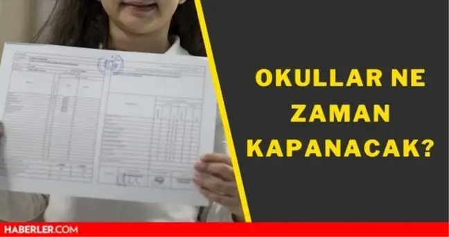 2022 okullar ne zaman kapanacak? Okul ara tatili ne zaman? 2021 2022 Eğitim Öğretim MEB akademik takvimi