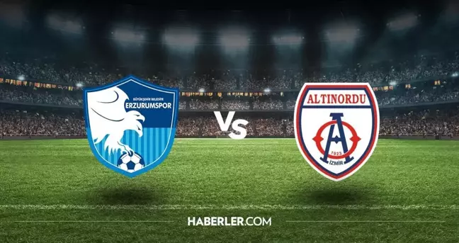 Erzurumspor - Altınordu maçı canlı izle! Erzurumspor - Altınordu maçı hangi kanalda? Erzurumspor - Altınordu maçı canlı izleme linki!