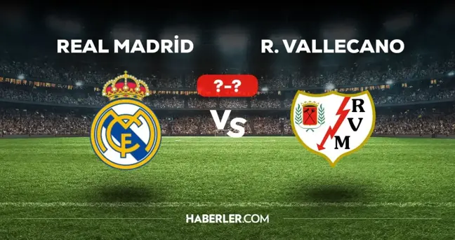 Real Madrid Rayo Vallecano maçı kaç kaç, bitti mi? MAÇ SKORU! Real Madrid Rayo Vallecano maçı kaç kaç, canlı maç skoru!