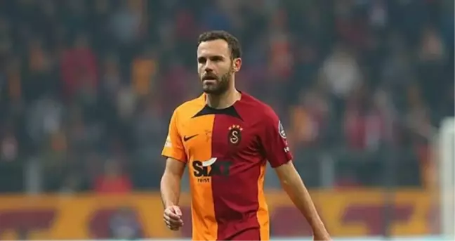 Galatasaray'da Juan Mata takıma veda etti