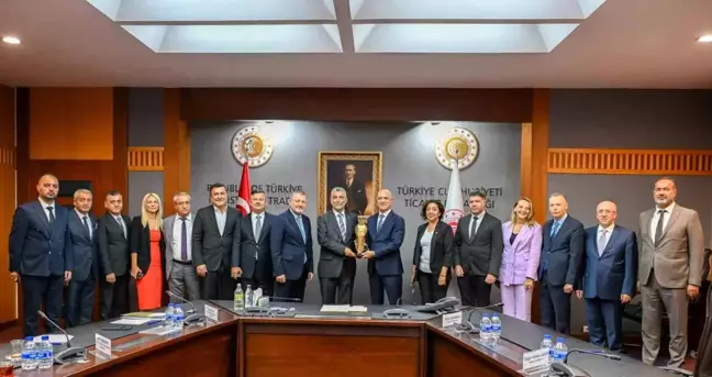 ATSO Yönetim Kurulu Başkanı Ali Bahar, Ulaştırma ve Ticaret Bakanlarına Sektörün Taleplerini İletti