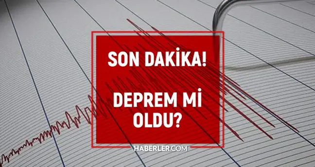 SOMA'DA DEPREM Mİ OLDU SON DAKİKA! 25 Haziran Salı Soma'da ne kadar, kaç büyüklüğünde deprem oldu? #128680