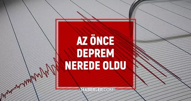 Az önce deprem nerede oldu? SON DAKİKA! Deprem şiddeti ve büyüklüğü kaç, nerede oldu? 19 Temmuz son depremler AFAD ve Kandilli listesi