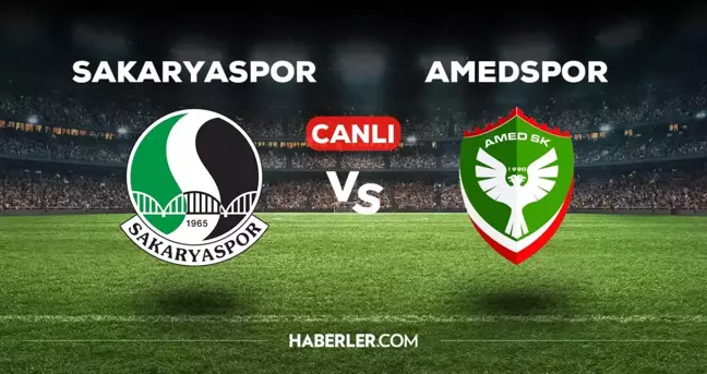 Sakaryaspor Amedspor maçı CANLI izle! (FULL HD) Sakarya Amed maçı canlı yayın nerede ve nasıl izlenir?