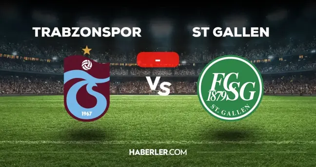 Trabzonspor St Gallen maçı kaç kaç, bitti mi? MAÇ SONUCU! Trabzonspor St Gallen golleri kim attı, canlı maç anlatımı!