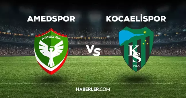 Amedspor Kocaelispor maçı hangi kanalda? Amed Kocaelispor maçını hangi kanal veriyor, nereden izlenir?