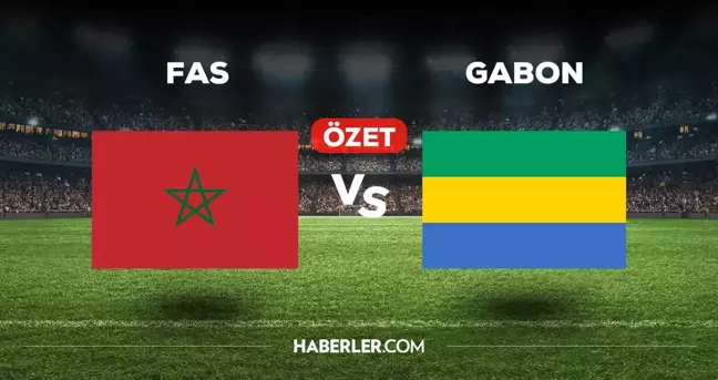 Fas Gabon maç özeti ve golleri izle! (VİDEO) Fas Gabon geniş özeti! Golleri kim attı, maç kaç kaç bitti?