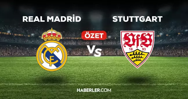 Real Madrid Stuttgart maç özeti ve golleri izle! (VİDEO) Real Madrid Stuttgart geniş özeti! Golleri kim attı, maç kaç kaç bitti?