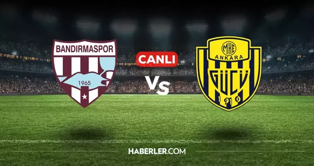 Bandırmaspor Ankaragücü maçı CANLI izle! (ŞİFRESİZ) Bandırmaspor Ankaragücü maçı hangi kanalda, canlı yayın nerede ve nasıl izlenir?