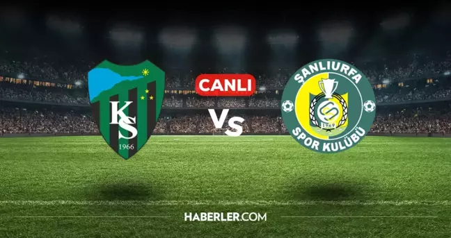 Kocaelispor Şanlıurfaspor maçı CANLI izle! (ŞİFRESİZ) Kocaeli Şanlıurfa maçı hangi kanalda, canlı yayın nerede ve nasıl izlenir?