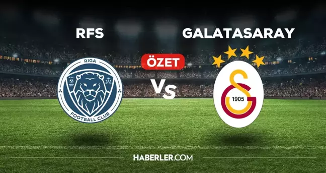 Rigas FS Galatasaray maç özeti ve golleri izle! (VİDEO) Rigas FS GS geniş özeti! Golleri kim attı, maç kaç kaç bitti?