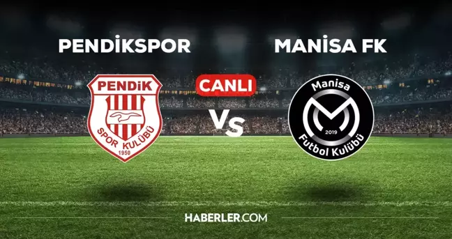 Pendikspor Manisa FK maçı CANLI izle! (ŞİFRESİZ) Pendikspor Manisa FK maçı hangi kanalda, canlı yayın nerede ve nasıl izlenir?