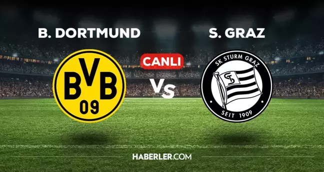 Borussia Dortmund Sturm Graz CANLI izle! (ŞİFRESİZ) Borussia Dortmund Sturm Graz maçı hangi kanalda, canlı yayın nerede ve nasıl izlenir?