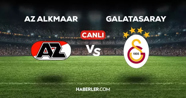 AZ Alkmaar Galatasaray CANLI izle! (ŞİFRESİZ) AZ Alkmaar Galatasaray maçı hangi kanalda, canlı yayın nerede ve nasıl izlenir?