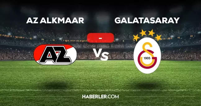 AZ Alkmaar Galatasaray maçı kaç kaç, bitti mi? MAÇ SONUCU! AZ Alkmaar Galatasaray golleri kim attı, canlı maç anlatımı!