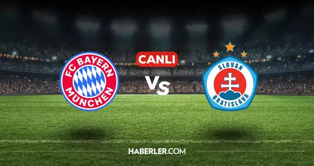 Bayern Münih Slovan Bratislava CANLI izle! (ŞİFRESİZ) Bayern Münih Slovan Bratislava maçı hangi kanalda, canlı yayın nerede ve nasıl izlenir?