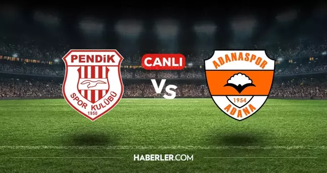 Pendikspor Adanaspor CANLI izle! (ŞİFRESİZ) Pendikspor Adanaspor maçı hangi kanalda, canlı yayın nerede ve nasıl izlenir?