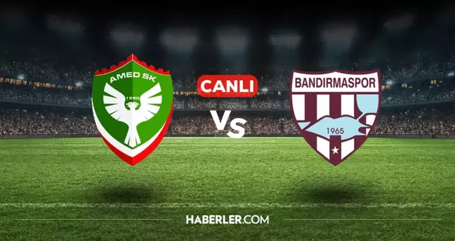 Amedspor Bandırmaspor CANLI nereden izlenir? Amedspor Bandırmaspor maçı hangi kanalda, nasıl izlenir?