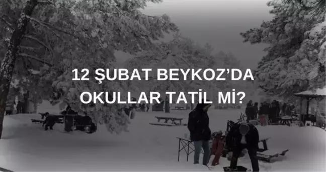 Beykoz okullar tatil mi son dakika? 12 Şubat Çarşamba Beykoz'da okul yok mu?(Valilik açıklaması)