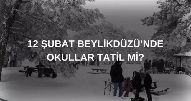 Beylikdüzü okullar tatil mi son dakika? 12 Şubat Çarşamba Beylikdüzü'nde okul yok mu?