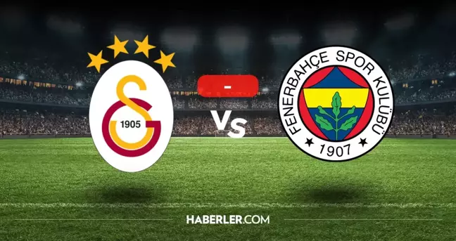 Galatasaray Fenerbahçe maçı kaç kaç, bitti mi? MAÇ SONUCU! Galatasaray Fenerbahçe golleri kim attı, canlı maç anlatımı!