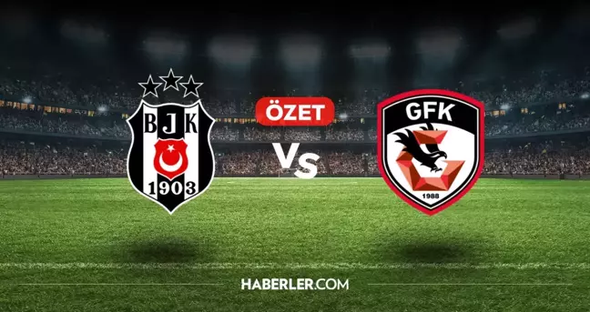 Beşiktaş Gaziantep FK maç özeti ve golleri! (VİDEO) Beşiktaş Gaziantep FK geniş özeti! Golleri kim attı, maç kaç kaç bitti?