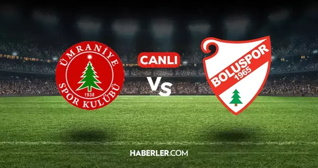 Ümraniyespor Boluspor CANLI nereden izlenir? Ümraniyespor Boluspor maçı hangi kanalda, nasıl izlenir?