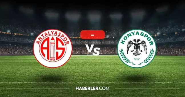 Antalyaspor Konyaspor maçı kaç kaç, bitti mi? MAÇ SONUCU! Antalyaspor Konyaspor golleri kim attı, canlı maç anlatımı!