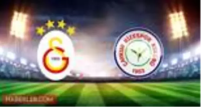 Ç.Rizespor - Galatasaray maçı ne zaman saat kaçta? Ç.Rizespor - Galatasaray hangi kanalda? Ç.Rizespor - Galatasaray maçı şifresiz canlı şifresiz mi?