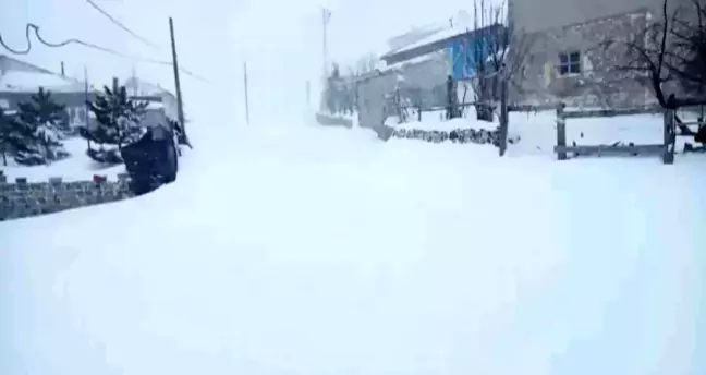 Develi ve Yahyalı'da yoğun kar ulaşımı aksattı