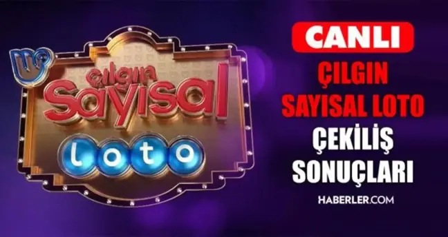 16 Mart Çılgın Sayısal Loto çekiliş sonuçları! Çılgın Sayısal Loto çekilişi CANLI izle! İşte Çılgın Sayısal Loto kazanan numaralar!