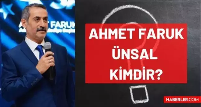 Ahmet Faruk Ünsal kimdir? Kaç yaşında, nereli, mesleği ne, hangi partide? DEVA kurucu üyesi Ahmet Faruk Ünsal'ın hayatı ve biyografisi!